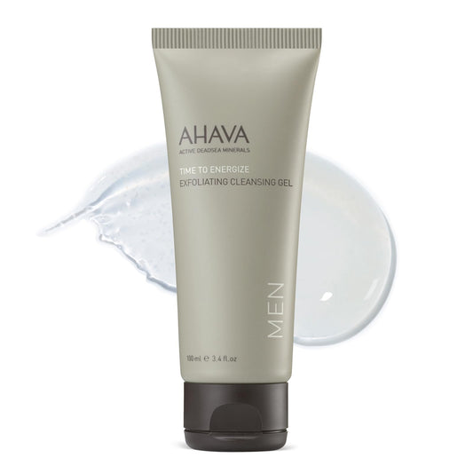 AHAVA Men's Exfoliating Cleansing Gel - Helps Against Clogged Pores, Smoothes & Cleans, Refreshes & Energizes the Skin with exclusive Osmoter Beauty & Personal Care AHAVA
