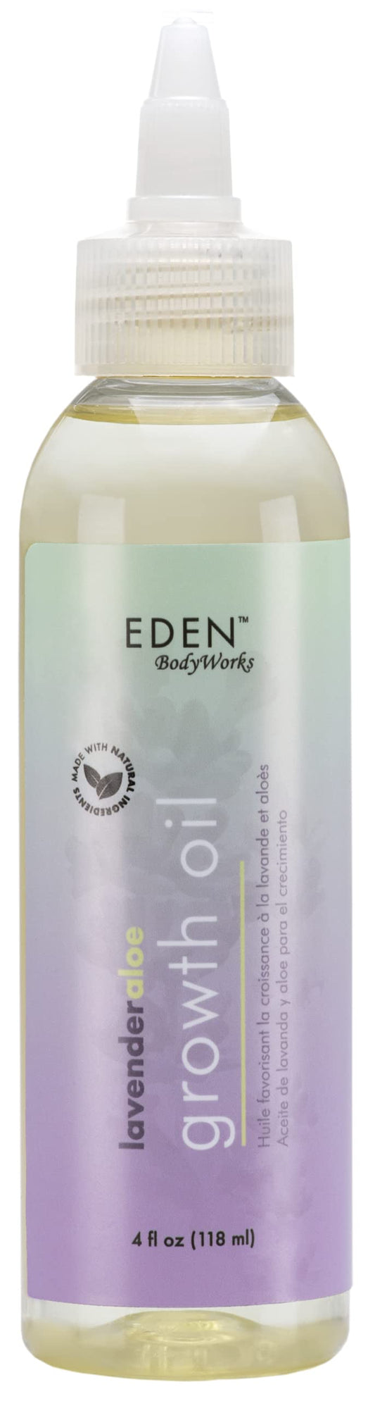 EDEN BodyWorks Lavender Aloe Hair Growth Oil (4 oz) - Vegan Scalp Treatment to Reduce Breakage & Stimulate Healthy Growth Beauty & Personal Care EDEN BodyWorks