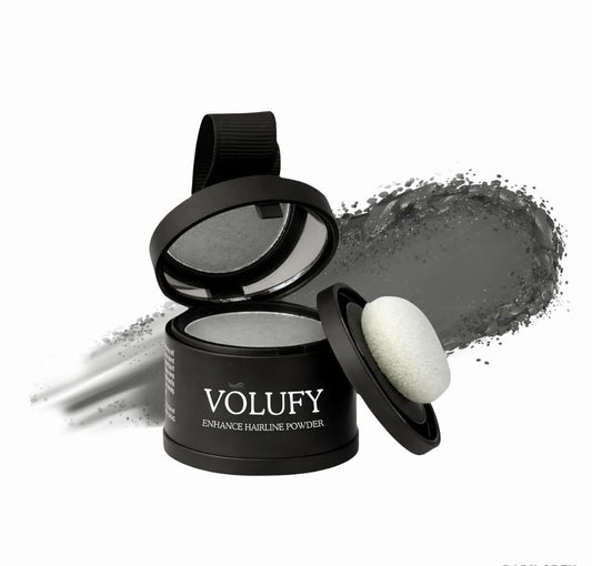 VOLUFY Dark Grey Hairline Powder, Hair Fiber & Root Coverage Beauty & Personal Care VOLUFY