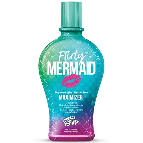 Flirty Mermaid Dark Intensifier Enchanted Skin Replenishing Maximizer 12oz Beauty & Personal Care Fiesta Sun