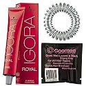 Igora Royal 0-11 Anti Yellow Concentrate Permanent Hair Color and Goomee Hair Loop Single Diamond Clear (Bundle 2 items) Beauty & Personal Care Goomee