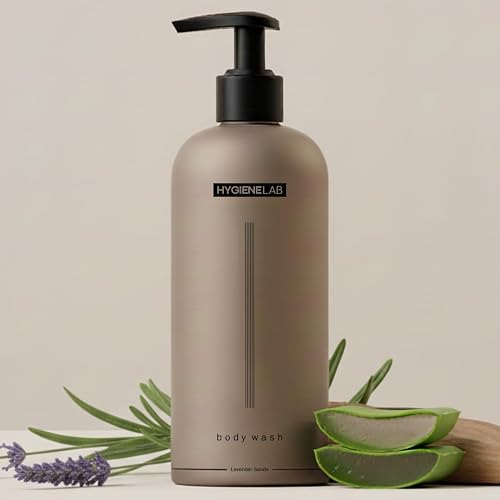 HygieneLab Mens Natural Body Wash - Ultra Hydrating, EWG Verified Clean Formula, Lavender Sands Scent, Sulfate-Free, Paraben-Free, Phthalates-Free Beauty & Personal Care HygieneLab
