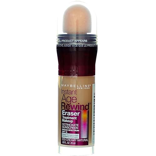 Maybelline Instant Age Rewind Eraser Treatment Makeup, Creamy Natural 200, SPF 18, 0.68 fl oz (Pack of 1) Beauty & Personal Care MAYBELLINE