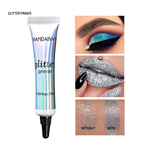 MAEPEOR Cosmetic Glitter Glue Long Lasting Makeup Glitter Primer Gel Waterproof and Smudgeproof Primer Base Glue for Body Eyes Face Lip (10 ml, 2 PCS) Beauty & Personal Care Gueop