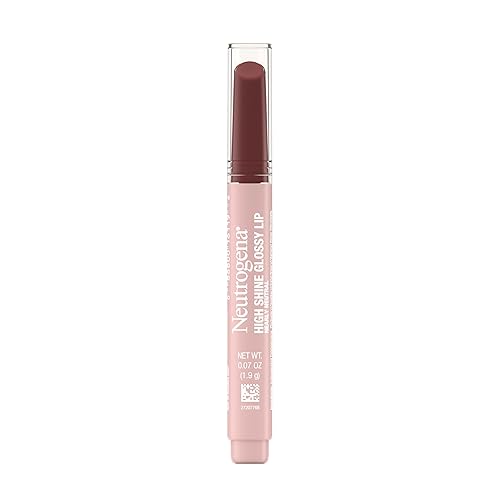 High Shine Glossy Lip, Nourishing Lip Gloss with Maracuja Oil, Antioxidant Vitamin E & Vitamins, Non-Retractable, Buildable Pigmented Color, Nearly Beauty & Personal Care Neutrogena