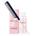 Shinefinity Zero Lift Glaze 00/89 Blue Demi-Permanent Hair Color 2oz + Shinefinity Activator 2oz + M Hair Designs Tail Comb (Bundle) Beauty & Personal Care M Hair Designs