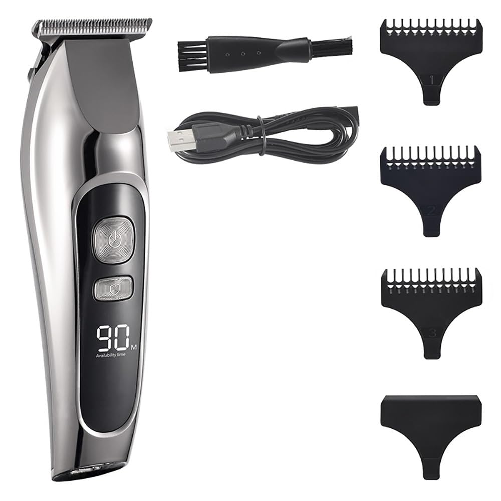 GLESVOWIO Hair Clippers for Men Barber Shop Hair Clipper Professional Hair Trimmer for Men Beard Electric Cutter Hair Cutting Machine Haircut Cordless Beauty and Personal Care GLESVOWIO