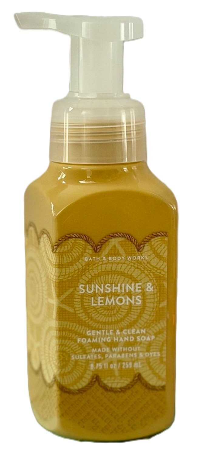 Bath & Body Works Spring Scents Gentle & Clean Foaming Hand Soap - 8.75 fl oz (Sunshine and Lemons) Beauty & Personal Care Bath & Body Works
