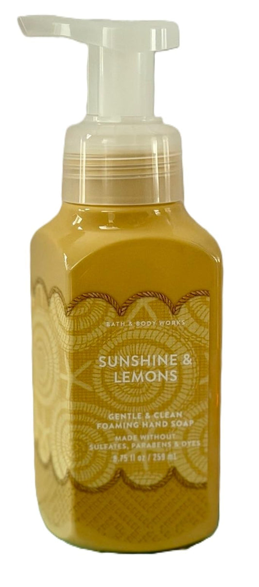 Bath & Body Works Spring Scents Gentle & Clean Foaming Hand Soap - 8.75 fl oz (Sunshine and Lemons) Beauty & Personal Care Bath & Body Works
