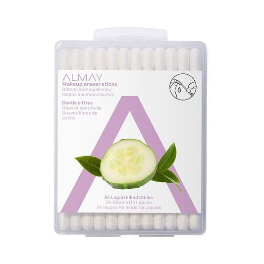 Almay Eye Makeup Remover Sticks with Aloe, Oil Free, Hypoallergenic-Fragrance Free, Dermatologist & Ophthalmologist Tested, 24 Count (Pack of 1) Beauty & Personal Care Almay
