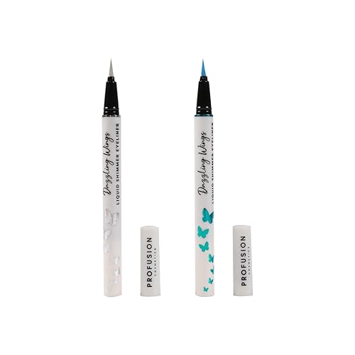 Profusion Cosmetics Empowered Butterfly Dazzling Wings Liquid Shimmer Eyeliner, Quick-dry, Waterproof, Sparkling Linears, Flexible brush for easy Beauty & Personal Care Profusion Cosmetics
