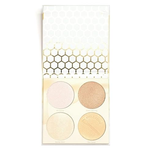 Beauty Bakerie Highlighter Makeup Palette for Women, Blendable Highly Pigment Contour Palette for Natural Glow, Powder Makeup for Face & Cheek, 4 Beauty & Personal Care Beauty Bakerie