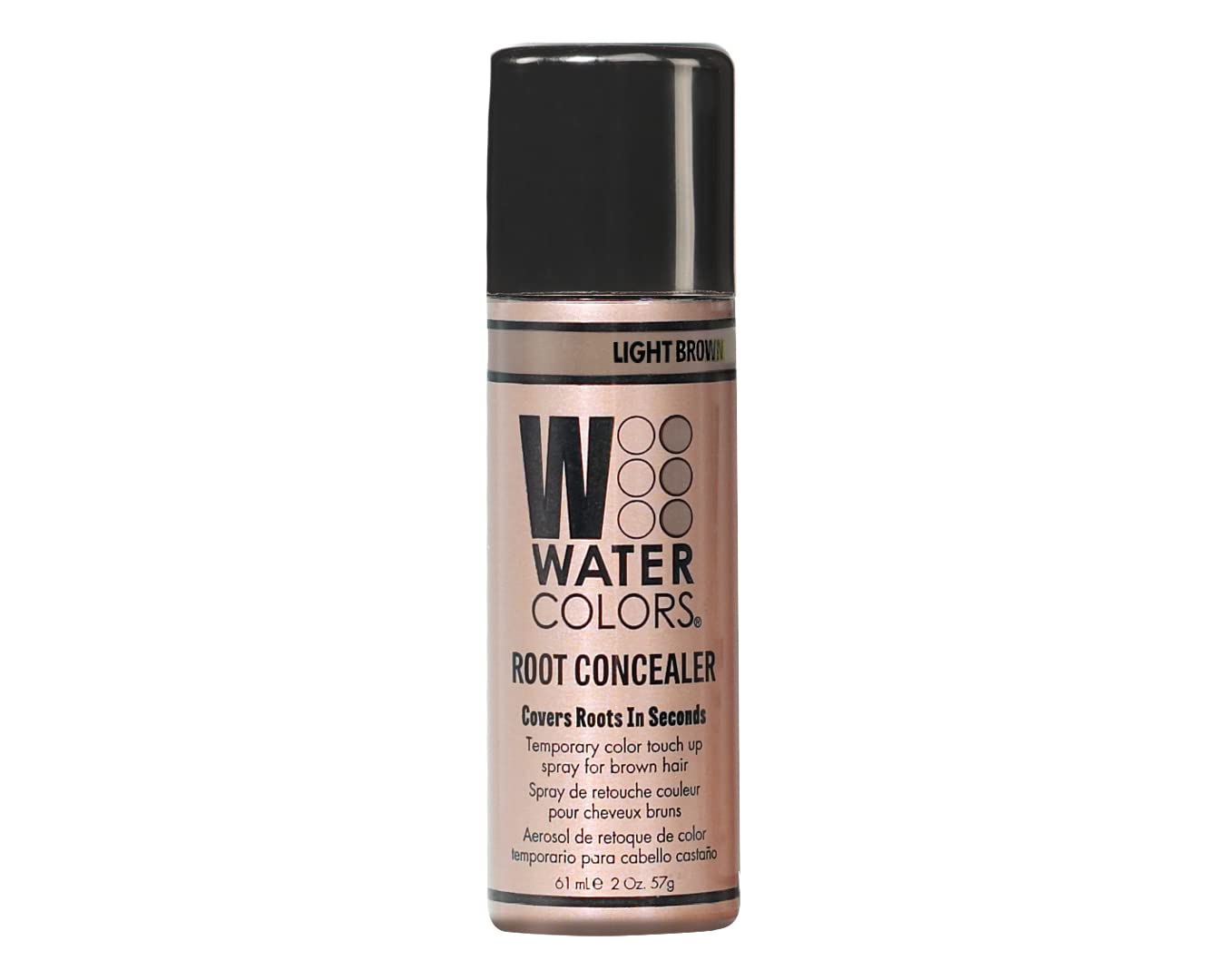 Watercolors Root Concealer Touch Up Texture & Volume Spray, Covers Gray Roots & Regrowth. (Light Brown) Beauty & Personal Care Watercolors