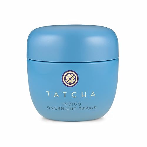 TATCHA Indigo Overnight Repair | Face Cream & Serum Treatment, Fragrance Free Night Cream, 50 ml | 1.7 oz Beauty & Personal Care TATCHA