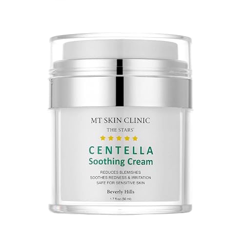 MT Skin Clinic Day Cream Moisturizer for Face Hydration Skincare for Sensitive Skin Acne Treatment and Redness Reducing Moisturizing Facial Cream Beauty & Personal Care MT SKIN CLINIC