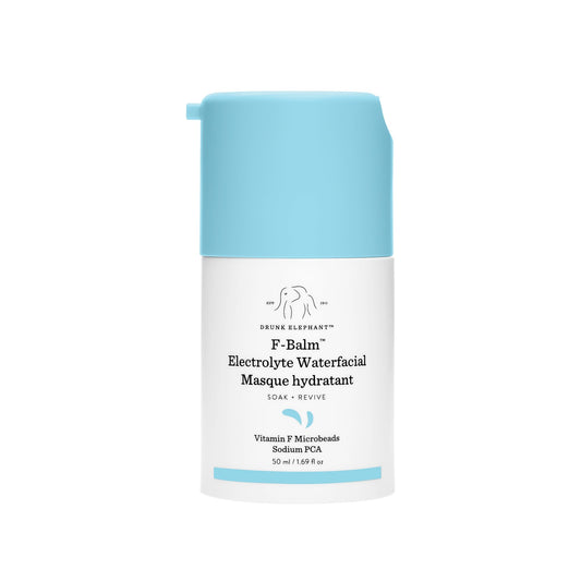 Drunk Elephant F-Balm Electrolyte Waterfacial - 50 ml/1.69 fl oz - Deeply Hydrating Overnight Face Mask - Clean Clinical Skincare - Cruelty-Free Beauty & Personal Care Drunk Elephant