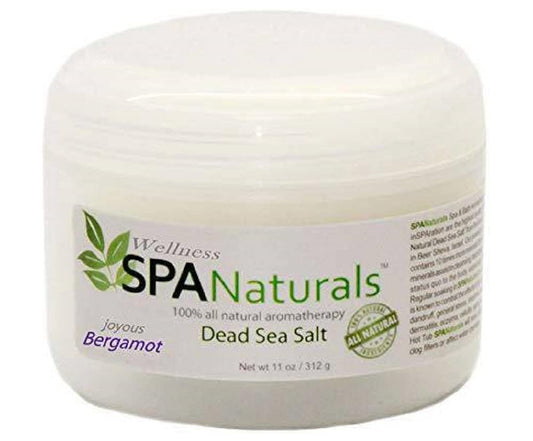inSPAration 594 16oz Spa Naturals Dead Sea Salt-Bergamot, White Beauty and Personal Care InSPAration