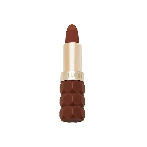 Milani Color Fetish Matte Lipstick, Hydrating Velvet Finish, Full Coverage Long Lasting, Moisturizing Cream Lip Color with Hyaluronic Acid, 0.14 oz, Beauty & Personal Care Milani