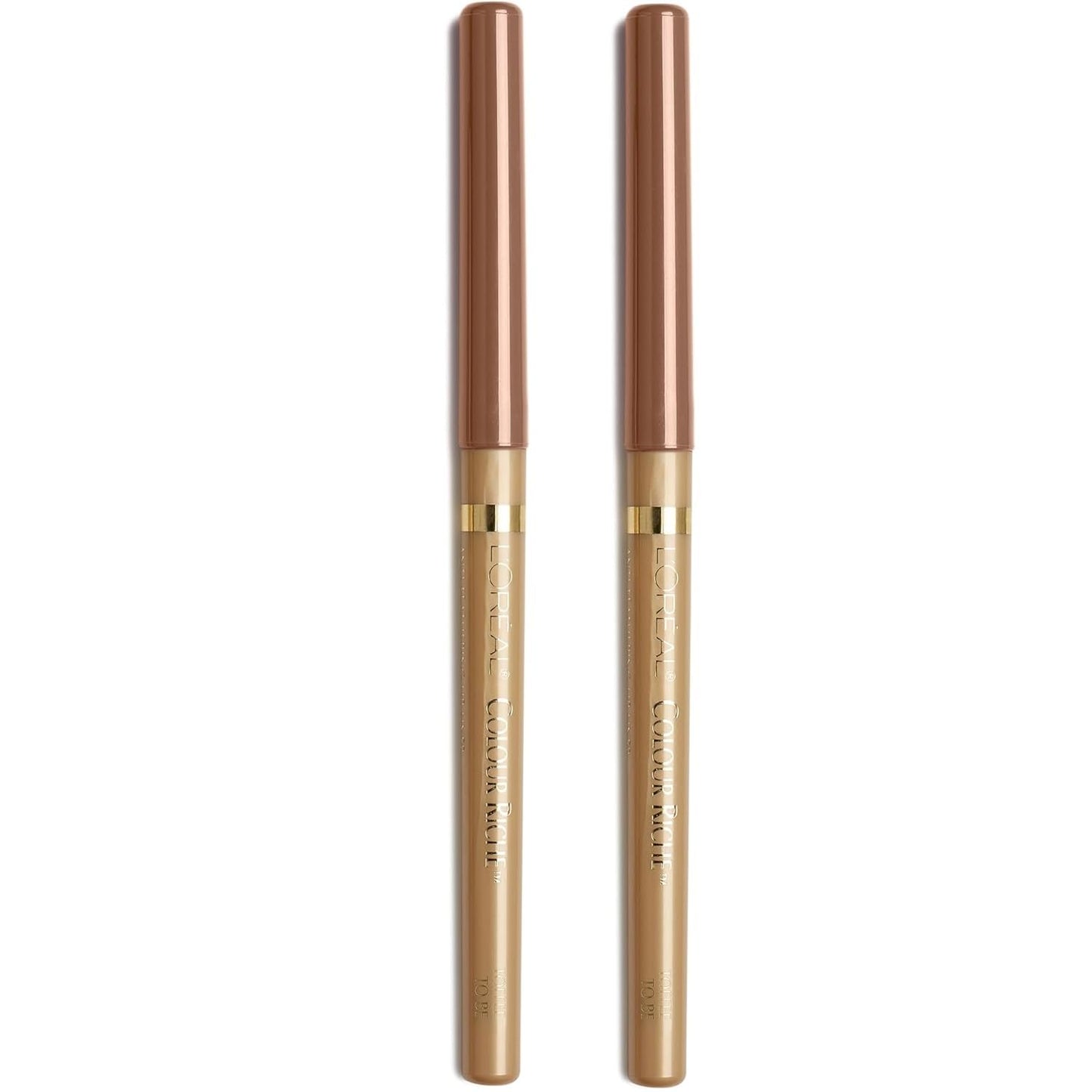 L'Oreal Paris Colour Riche Lip Liner Pencil, Creamy Lip Liner with Omega 3 and Vitamin E, 782 Toffee To Be (Warm Deep Brown), Pack of 2 Beauty & Personal Care L'Oreal Paris