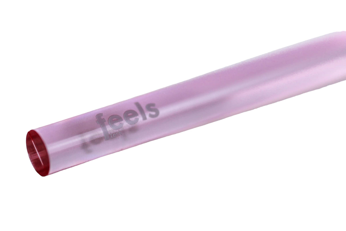 Feels Lash Cleaning Brush Eyelash Extensions Shampoo Brush Soft Curved Fluffy Cleansing (1 pack, Pink) Beauty & Personal Care Feels Lash