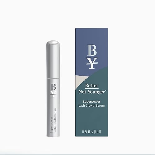 Better Not Younger Superpower Lash Serum (7ml) Lash Conditioner with Peptides, Vitamins & Nutrients - Enhancing Serum for Thicker, Fuller and Longer… Beauty & Personal Care Better Not Younger
