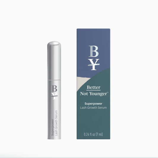 Better Not Younger Superpower Lash Serum (7ml) Lash Conditioner with Peptides, Vitamins & Nutrients - Enhancing Serum for Thicker, Fuller and Longer… Beauty & Personal Care Better Not Younger
