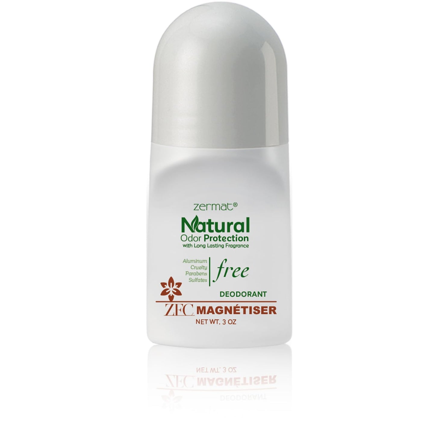 Zermat Senzuel Magnétiser, Natural Roll-On Deodorant, 3 Oz. Beauty and Personal Care Zermat