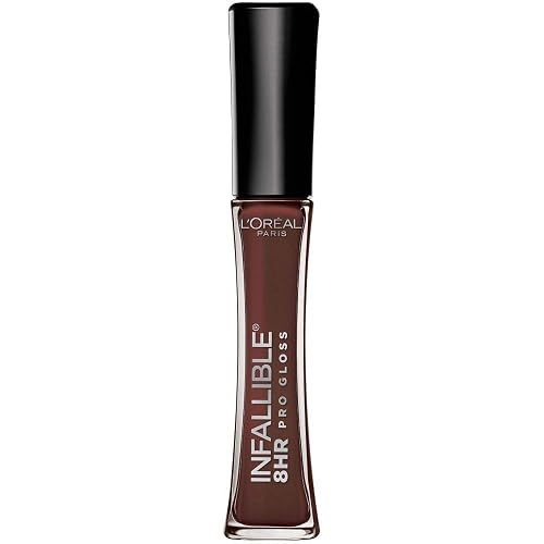 L’Oreal Paris Makeup Infallible 8 Hour Hydrating Lip Gloss, Truffle, 0.21 Fl Oz Beauty & Personal Care L'Oreal Paris