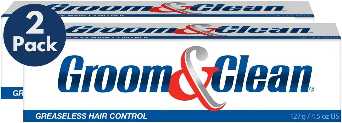 Groom & Clean Greaseless Hair Control 4.50 oz (Pack of 2) Beauty & Personal Care Groom & Clean