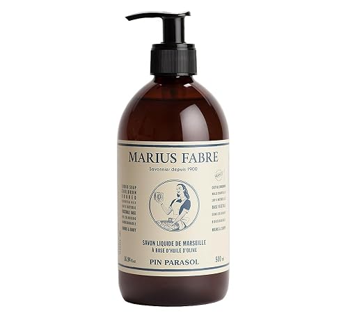 Savon De Marseille Liquid Soap Stone Pine 16.94 Fl Oz Beauty & Personal Care Marius Fabre