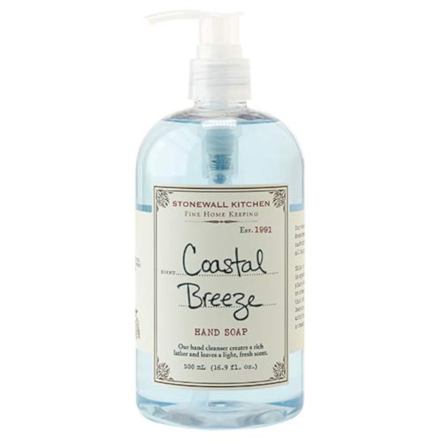 Stonewall Kitchen Coastal Breeze Hand Soap, 16.9 ounces (Pack of 2) Beauty & Personal Care Stonewall Kitchen