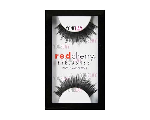 Red Cherry #74 False Eyelashes, Black (Pack of 6) Beauty & Personal Care Red Cherry