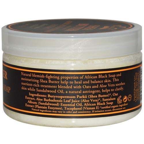 Shea Butter Infused with African Black Soap Extract by Nubian Heritage for Unisex - 4 oz Lotion Beauty & Personal Care Nubian Heritage