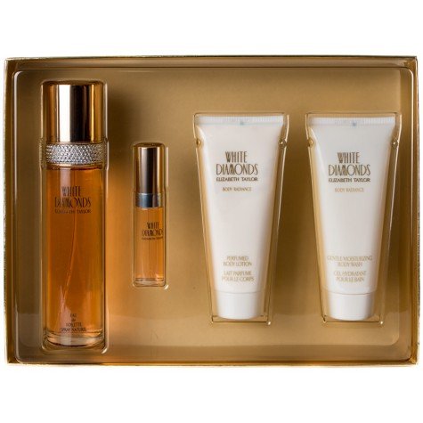 Elizabeth Taylor White Diamonds Gift Set EDT + Body Lotion (3.4oz/100ml Each) Beauty & Personal Care Elizabeth Taylor