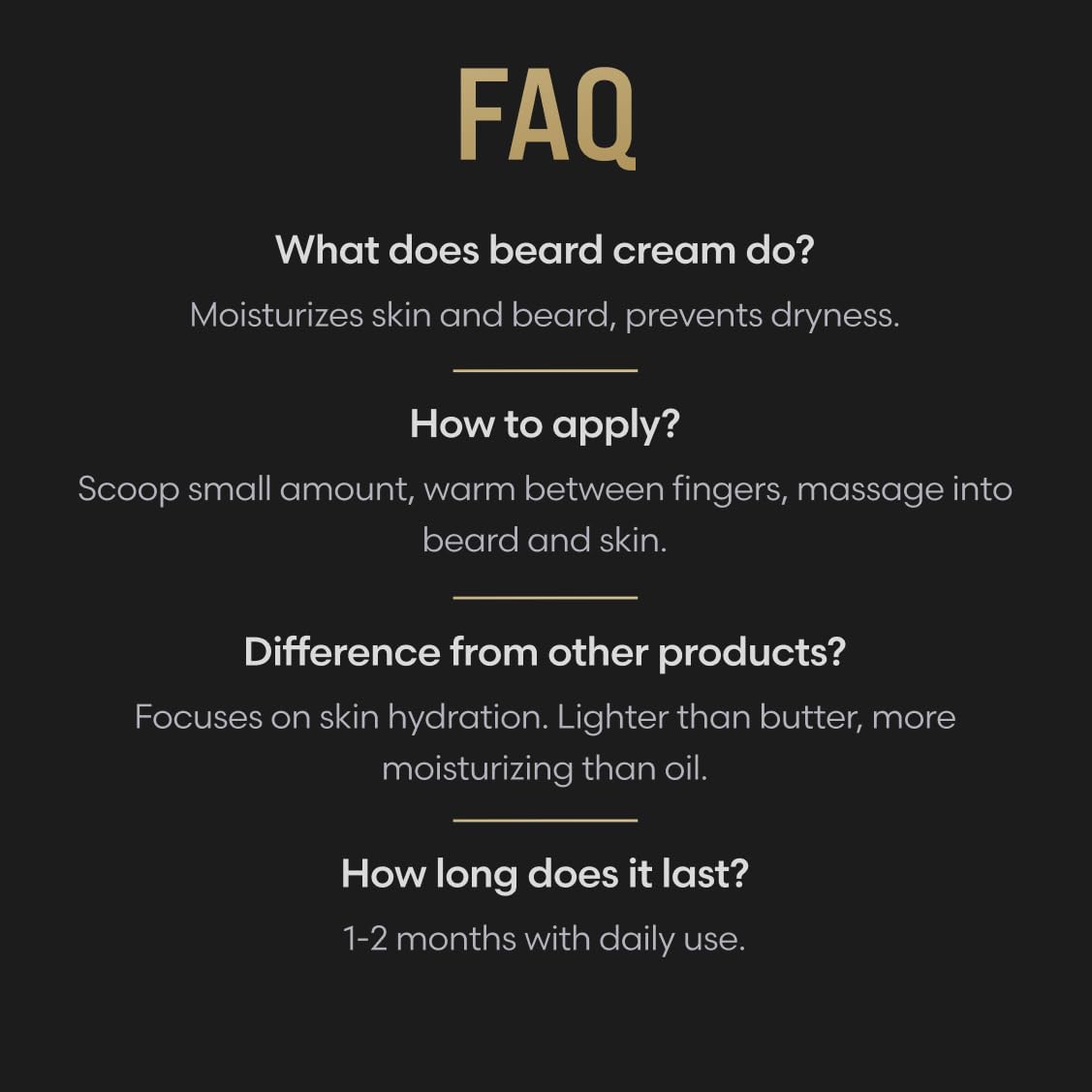 Beard Cream for Men by Beard Struggle - Itch Relief Softener & Moisturizer - Keep Your Beard Growth Hydrated & Refreshing - Platinum Collection Beauty and Personal Care The Beard Struggle