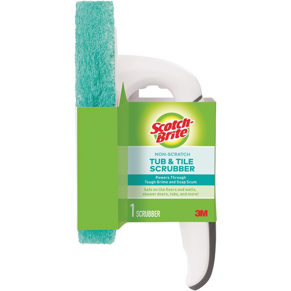 Scotch-Brite Non-Scratch Bathroom Scrub Brush Blue Beauty and Personal Care Scotch-Brite