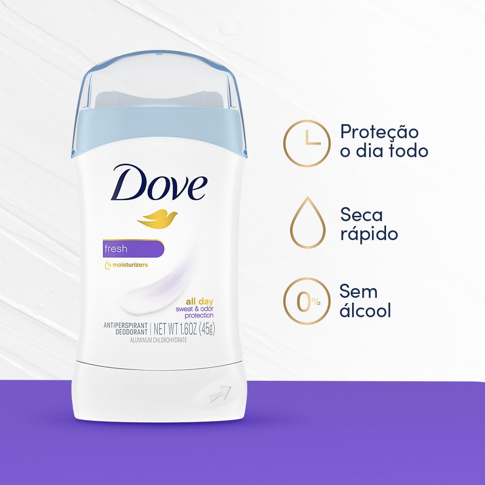 Dove Invisible Solid Deodorant, Fresh - 1.6 Oz Beauty and Personal Care Dove