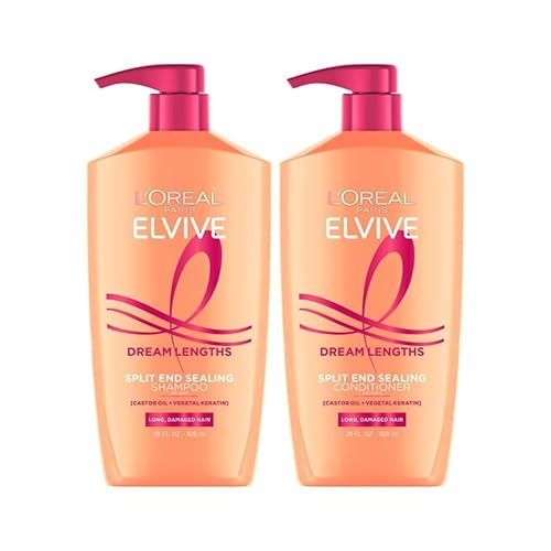 L'Oreal Paris Elvive Dream Lengths Shampoo and Conditioner Kit, Paraben Free, 1 kit Beauty & Personal Care L'Oreal Paris