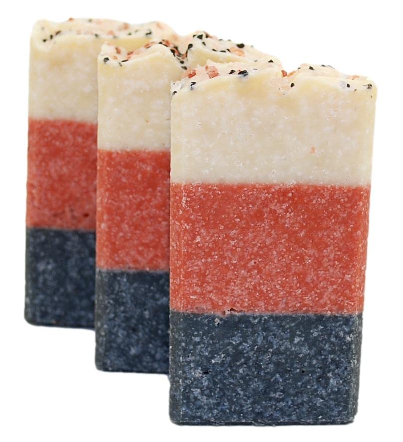 Traverse Bay Bath and Body,Three salts all natural handmade cold process bar soap, essential oil soap. 3 bar pack 16 + oz. Made in the USA Beauty & Personal Care Traverse Bay Bath and Body