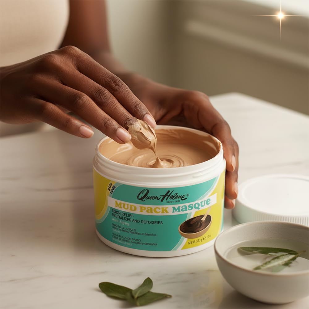 Queen Helene Mud Pack Masque, 12 Ounce, Cleanser, Softening, Smoothening, Tightens Loose Skin, Stimulates Blood Circulation Beauty & Personal Care Queen Helene