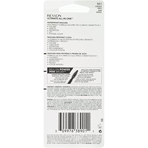 Revlon Revlon volumazing mascara wp, blackest black, 0.300 Fluid Ounce Beauty & Personal Care REVLON