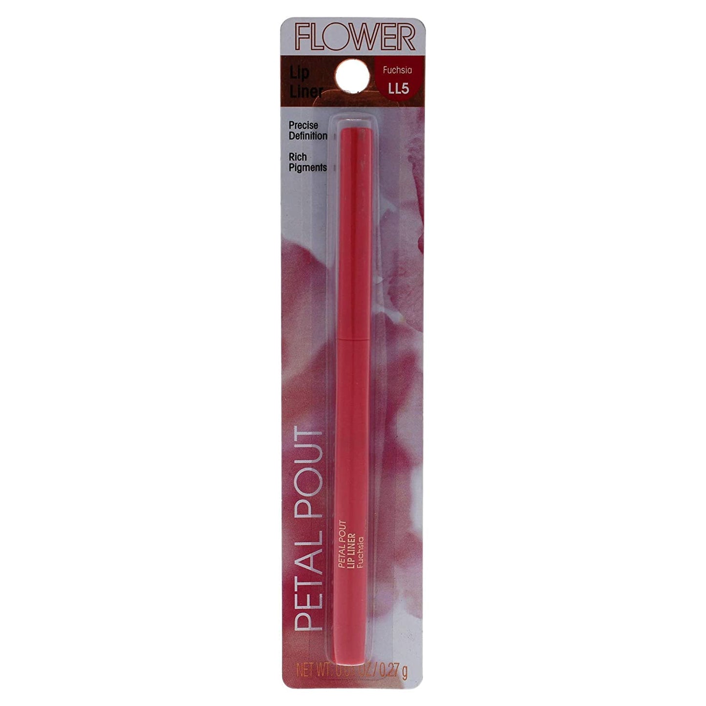 FLOWER BEAUTY Petal Pout Lip Liner Smooth Creamy Lip Liner with Pigment Rich Color Prevents Feathering of Lip Color Comes with Builtin Sharpener Beauty & Personal Care FLOWER