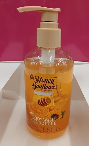 Crystal Waters Honey Sunflower Scented Body Wash, 8.5 fl. oz. Beauty & Personal Care Mind Body & Soul International Limited