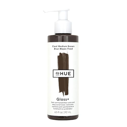 dpHUE Gloss+, Cool Medium Brown - Boosts Fading & Faded Hair Color - 8-12 Applications per Bottle - Lasts Up to 8 Washes Beauty & Personal Care dpHUE