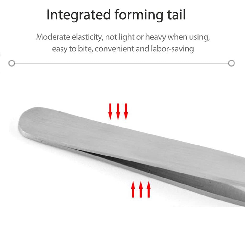 AFPSDLFJDLS Universal Nose Hair Trimming Tweezers Round Tip Forceps Plier Stainless Steel Clip Removal Eyebrow Tweezer Beauty and Personal Care AFPSDLFJDLS