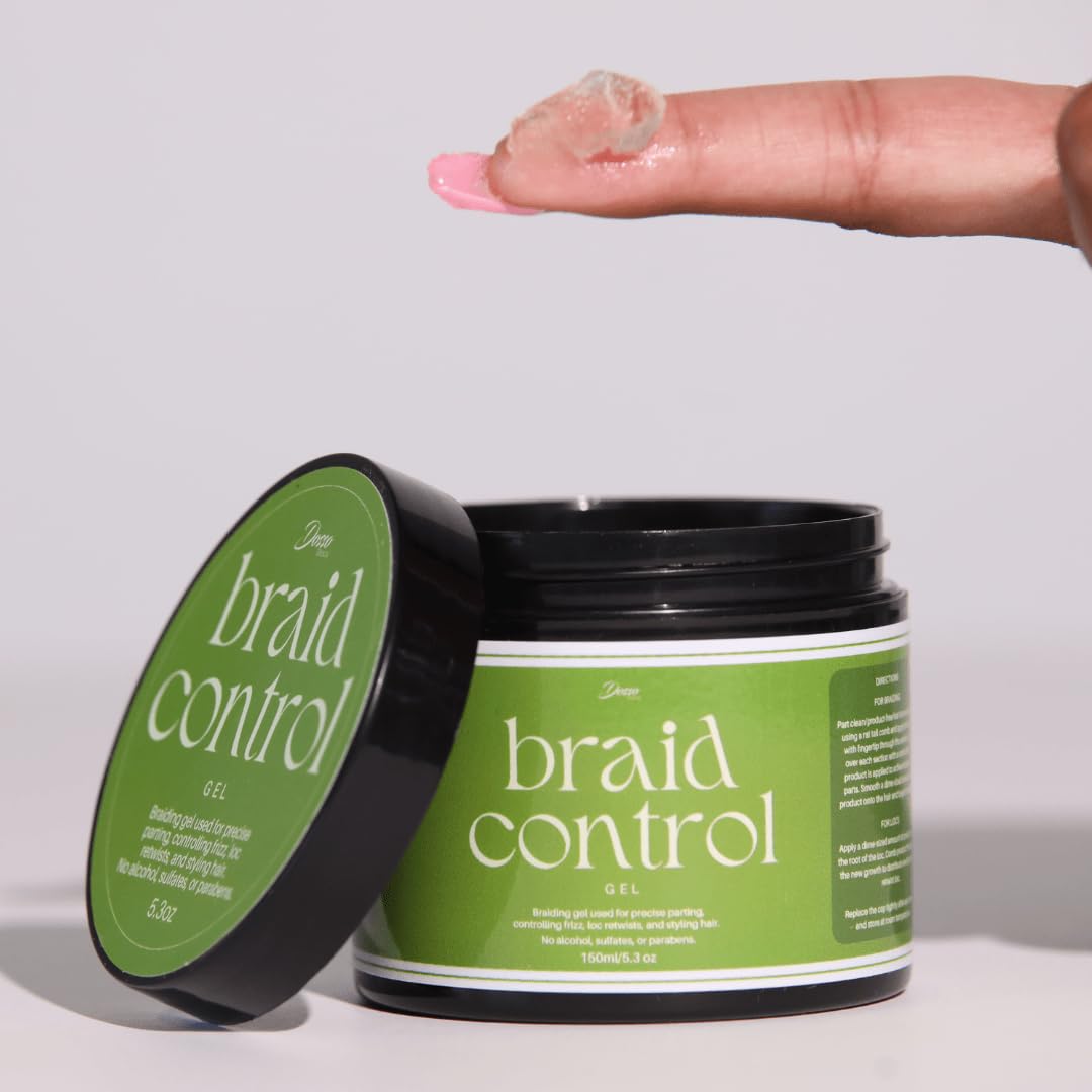 Dosso Beauty Braid Control Gel for Box Braids, Locs, and Twists - Extreme Hold (5.3oz) Beauty & Personal Care Dosso Beauty