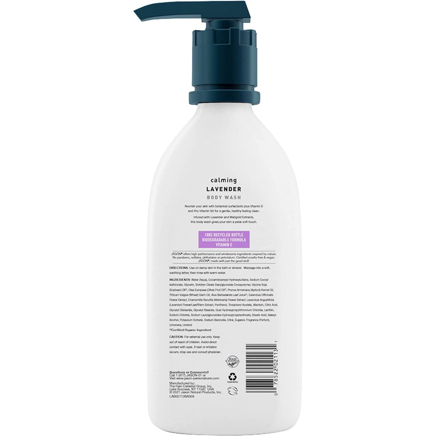 JASON Natural Body Wash & Shower Gel, Calming Lavender, 30 Oz Beauty & Personal Care JASON