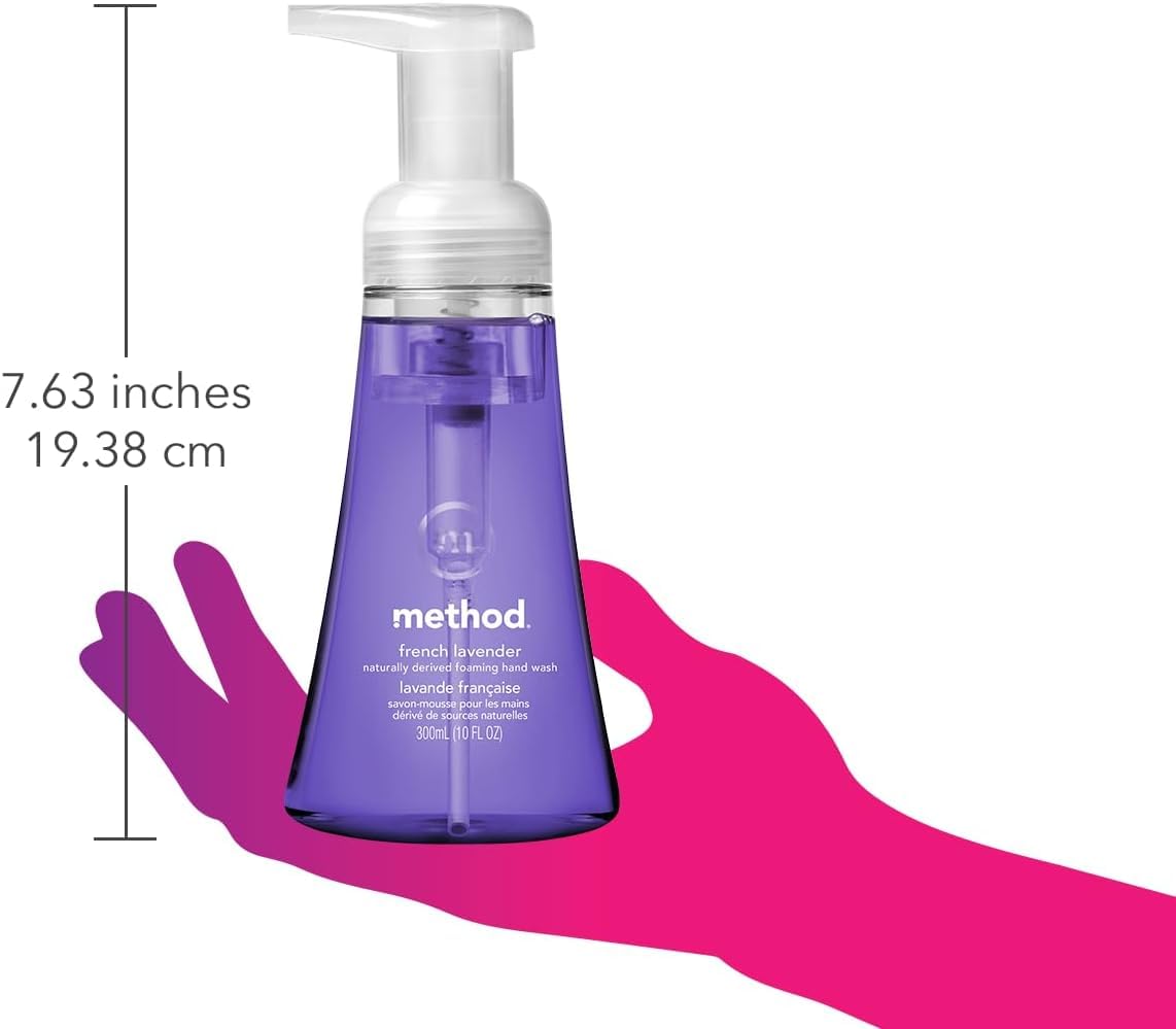 Method French Lavender Foaming Hand Wash 10oz. (Pack of 1) Beauty & Personal Care Method