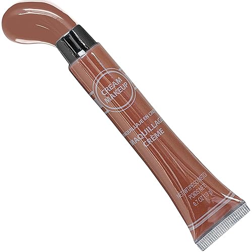 Brown Cream Makeup Tube - 0.7 oz. (Pack of 1) - Vibrant Color & Pigmented Perfect for Festive & Creative Looks Beauty & Personal Care Amscan