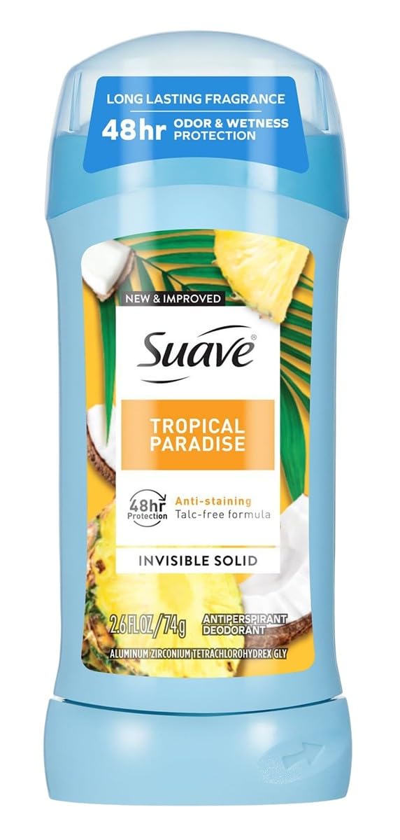 Suave, Antiperspirant Deodorant Tropical Paradise, 2.6 Ounce Beauty and Personal Care Suave